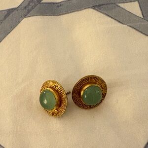 Julie Vos Gold and blue Earrings